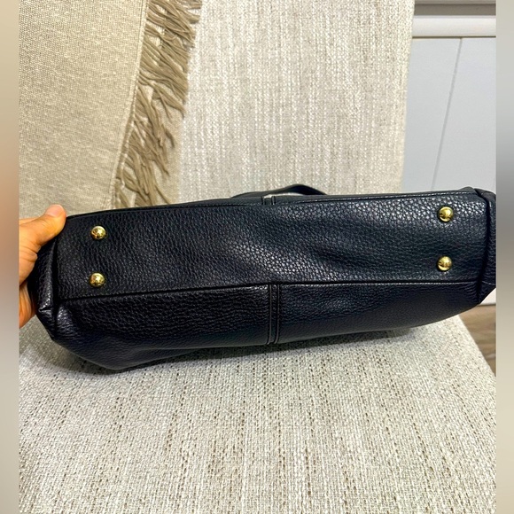 🛍️Anne Klein 3 compartment large bag with 2 straps 13”X12”X3” excellent - Picture 8 of 10